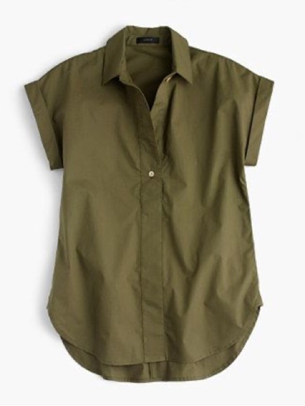 J. Crew Olive Green Cotton Tunic